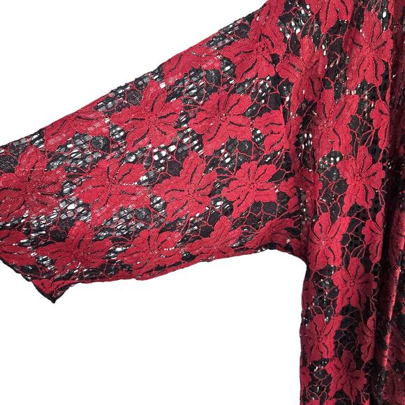 NWT Lularoe Women's Blazer Large L Top Misses Size12 14  Lace Cardigan Cover New - Picture 5 of 8